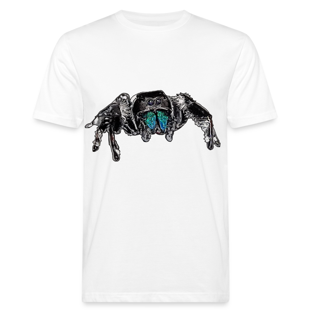 Männer Bio-T-Shirt Phidippus regius Everglades male - weiß