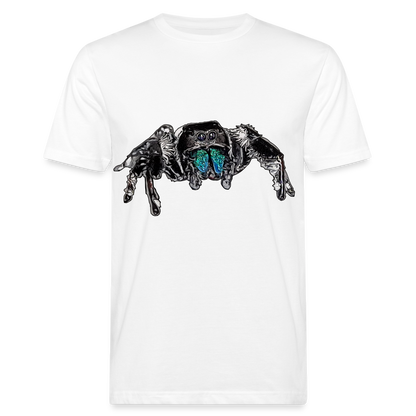 Männer Bio-T-Shirt Phidippus regius Everglades male - weiß
