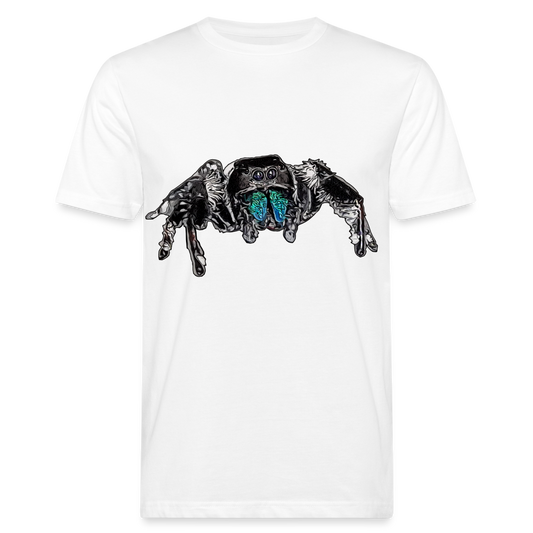 Männer Bio-T-Shirt Phidippus regius Everglades male - weiß
