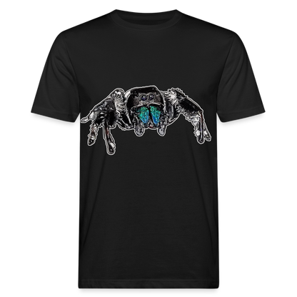 Männer Bio-T-Shirt Phidippus regius Everglades male - Schwarz