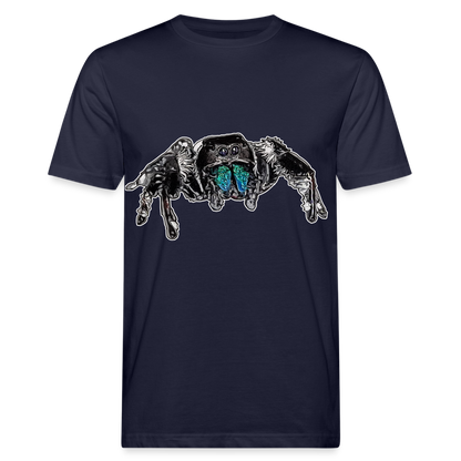 Männer Bio-T-Shirt Phidippus regius Everglades male - Navy