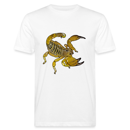 Männer Bio-T-Shirt Scorpio maurus palmatus - weiß