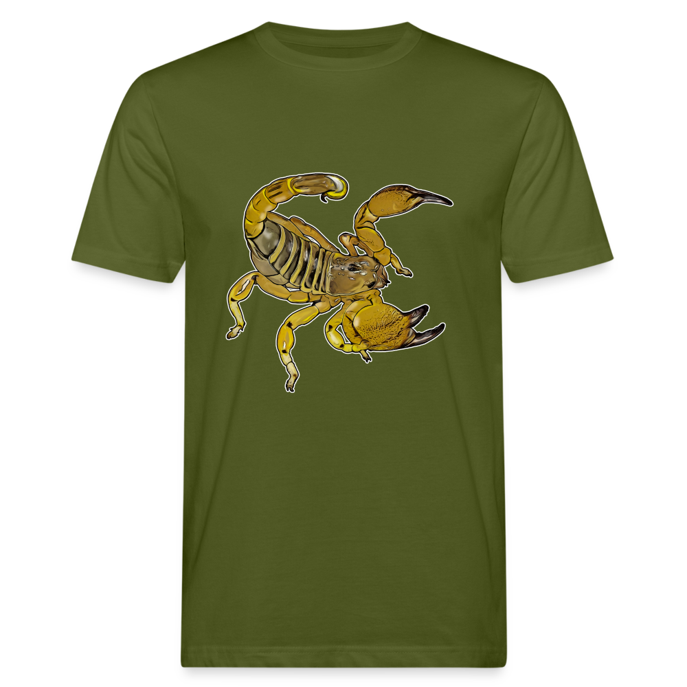 Männer Bio-T-Shirt Scorpio maurus palmatus - Moosgrün