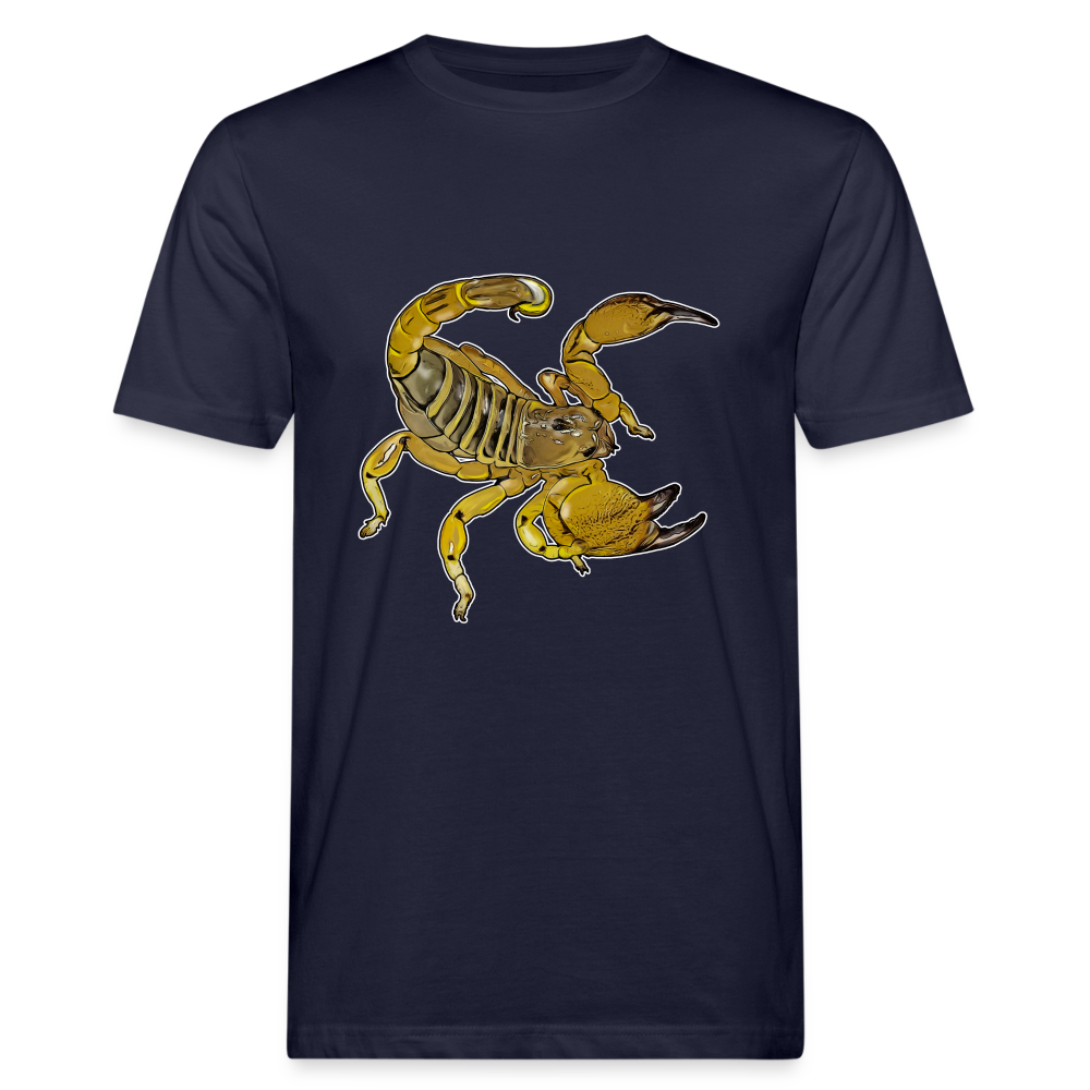 Männer Bio-T-Shirt Scorpio maurus palmatus - Navy