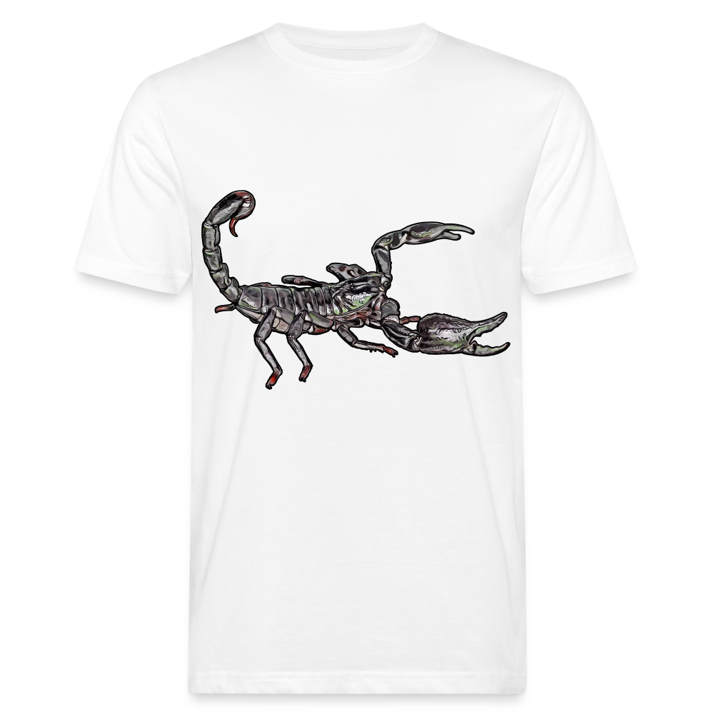 Männer Bio-T-Shirt Heterometrus silenus - weiß