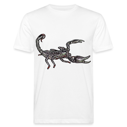 Männer Bio-T-Shirt Heterometrus silenus - weiß