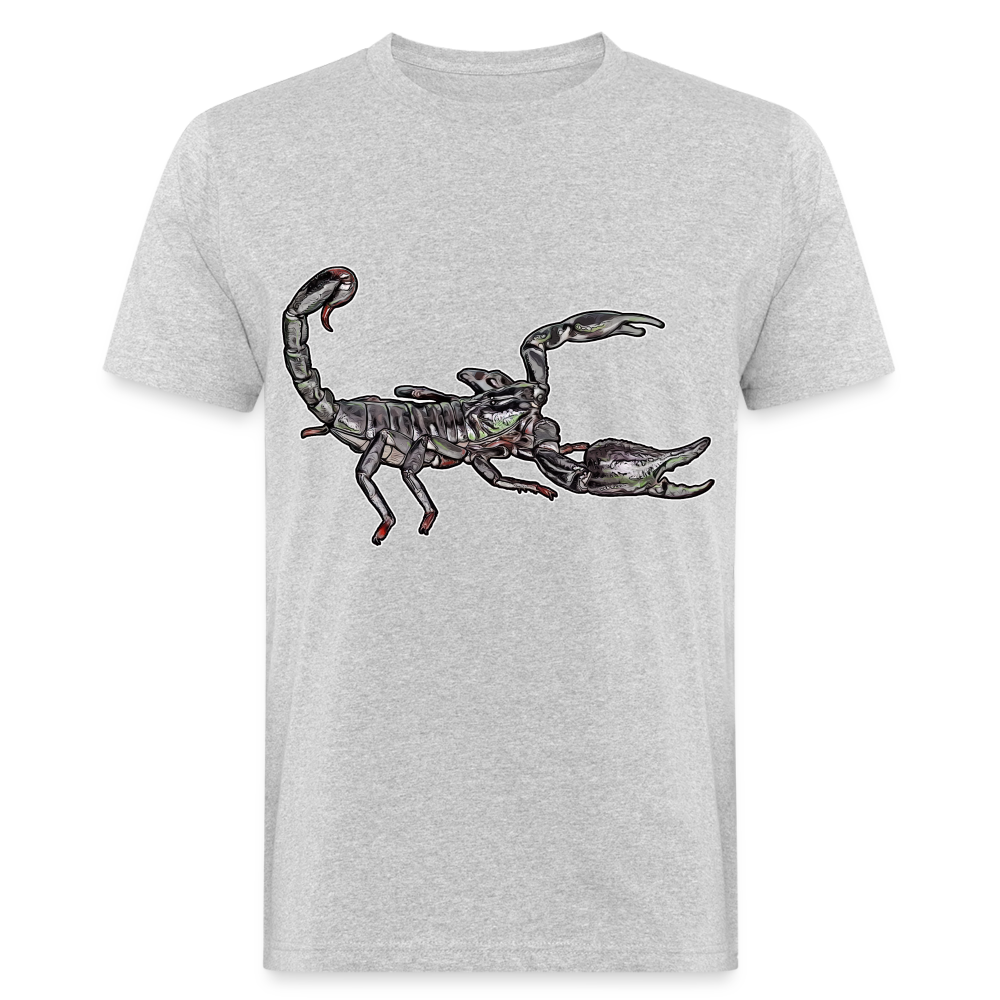Männer Bio-T-Shirt Heterometrus silenus - Grau meliert
