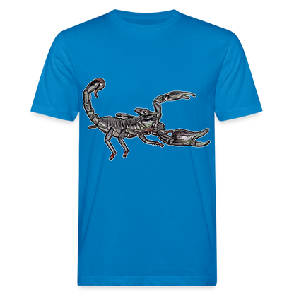 Männer Bio-T-Shirt Heterometrus silenus - Pfauenblau