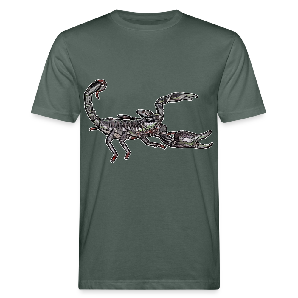 Männer Bio-T-Shirt Heterometrus silenus - Graugrün