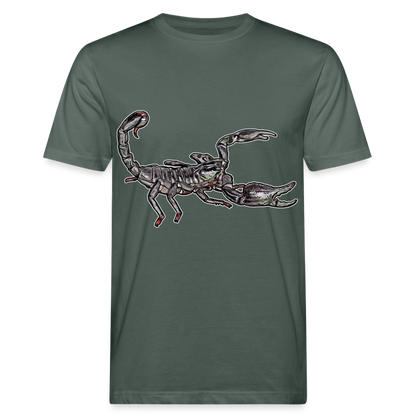 Männer Bio-T-Shirt Heterometrus silenus - Graugrün