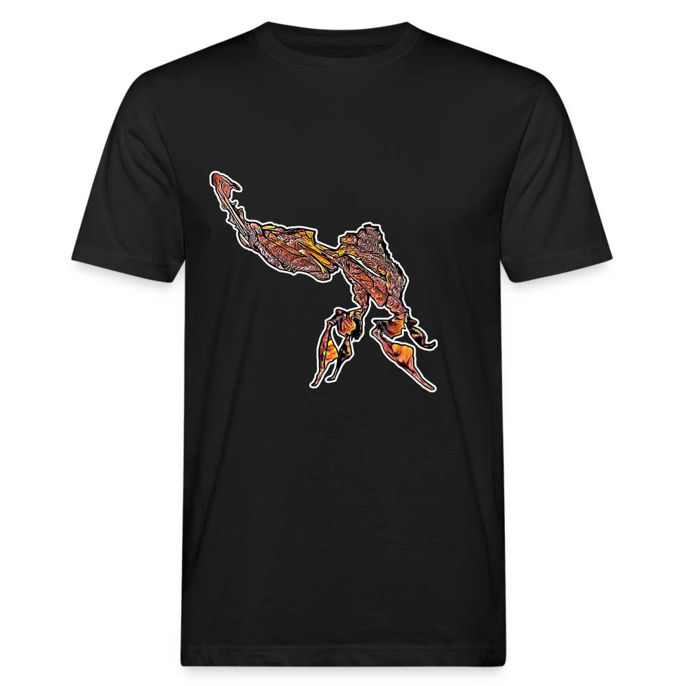 Männer Bio-T-Shirt Phyllocrania paradoxa male - Schwarz