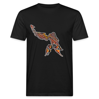 Männer Bio-T-Shirt Phyllocrania paradoxa male - Schwarz