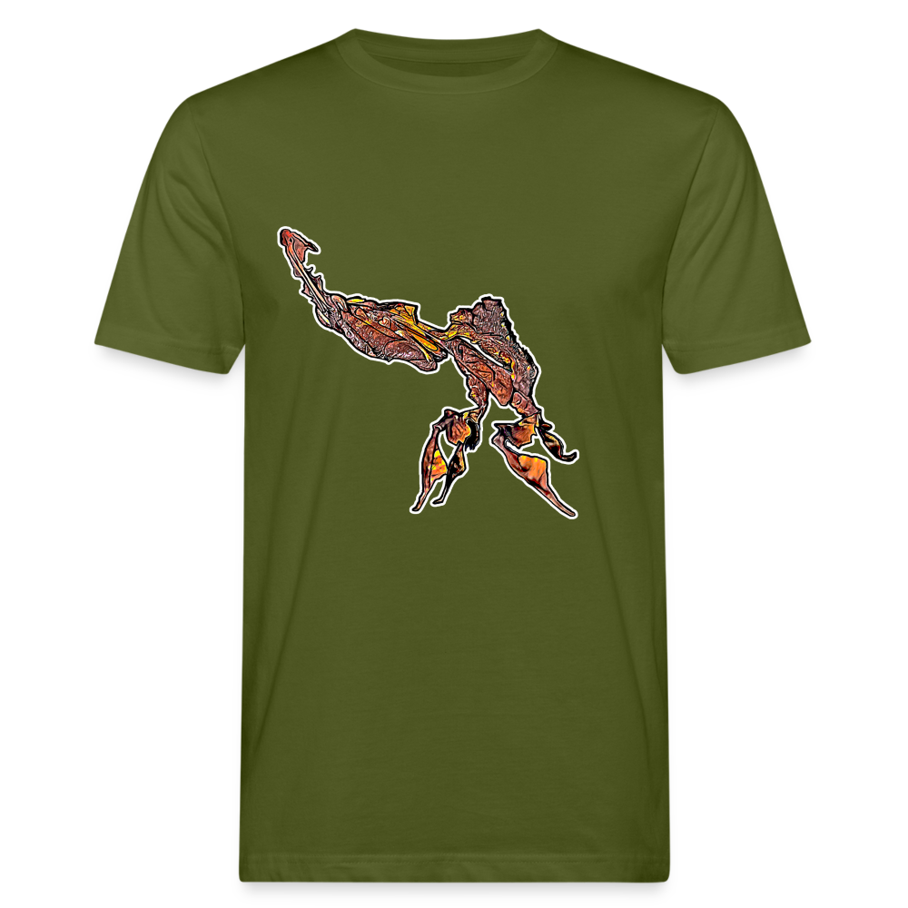 Männer Bio-T-Shirt Phyllocrania paradoxa male - Moosgrün