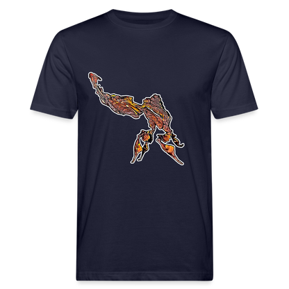 Männer Bio-T-Shirt Phyllocrania paradoxa male - Navy