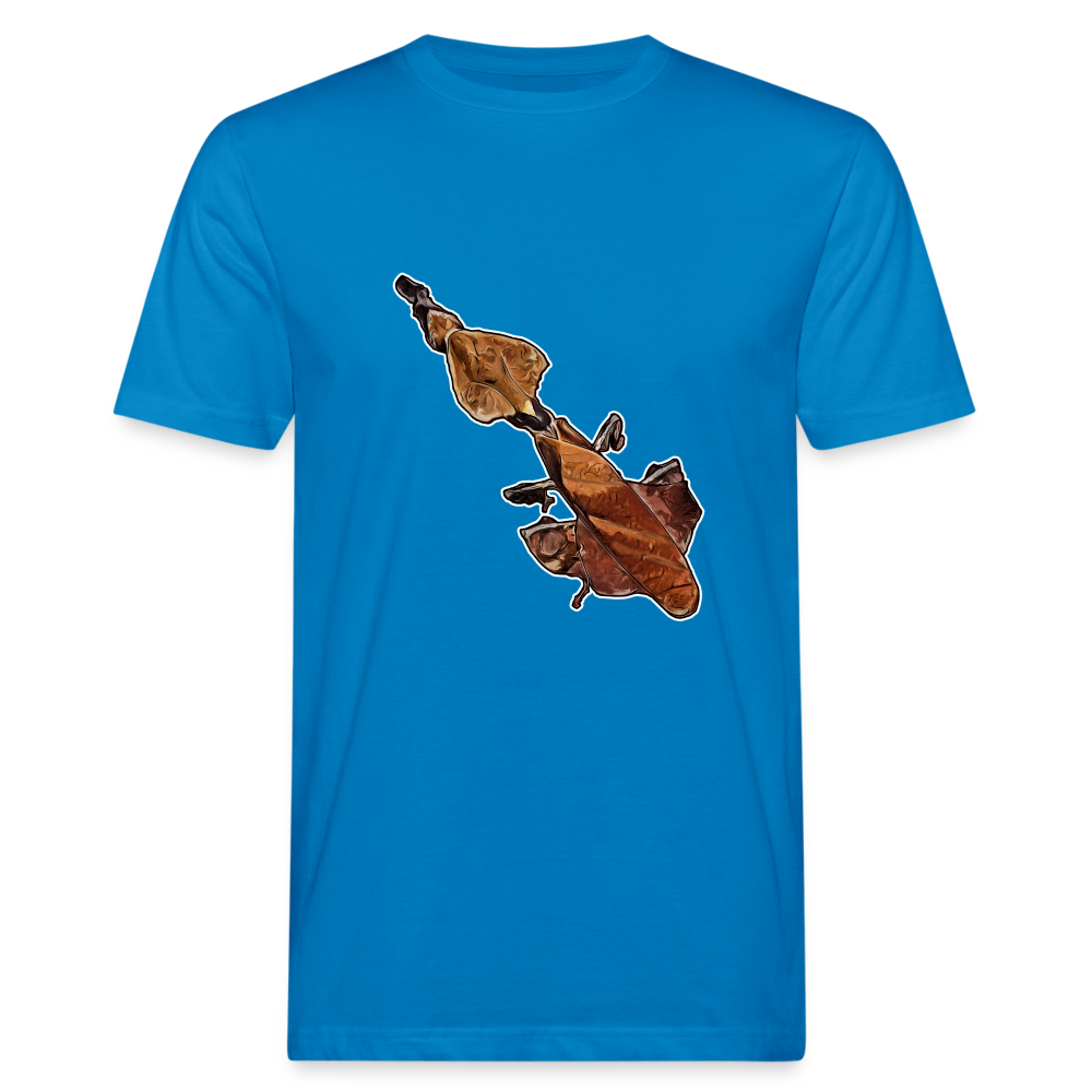 Männer Bio-T-Shirt Phyllocrania paradoxa female - Pfauenblau
