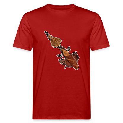Männer Bio-T-Shirt Phyllocrania paradoxa female - Dunkelrot