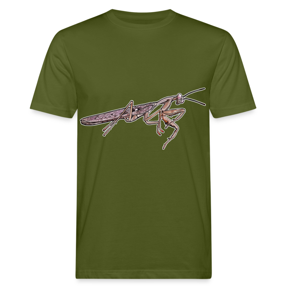 Männer Bio-T-Shirt Rhombodera kirbyi male - Moosgrün