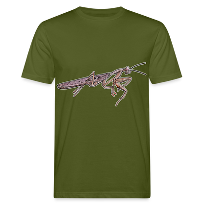 Männer Bio-T-Shirt Rhombodera kirbyi male - Moosgrün