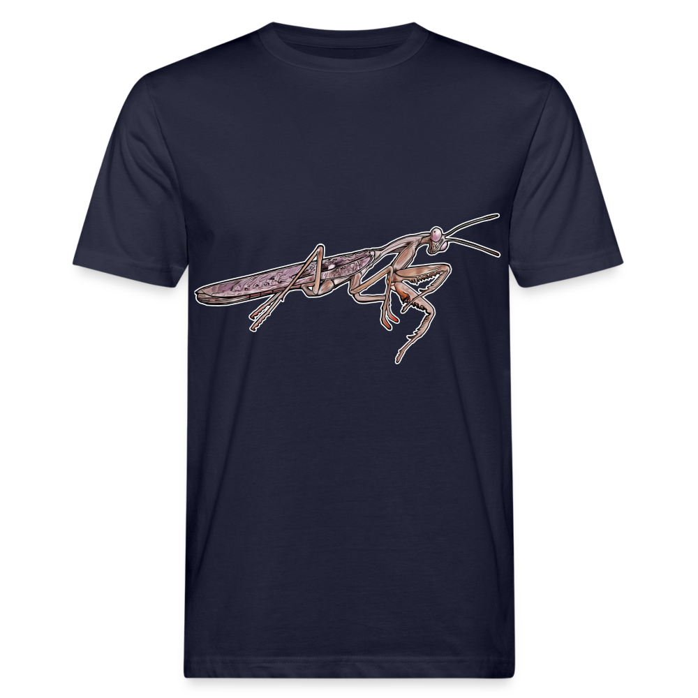 Männer Bio-T-Shirt Rhombodera kirbyi male - Navy