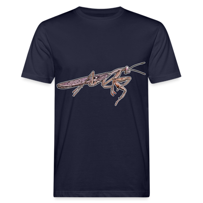 Männer Bio-T-Shirt Rhombodera kirbyi male - Navy