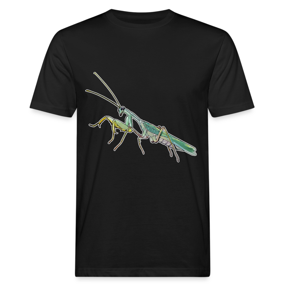 Männer Bio-T-Shirt Sphodromantis lineola male - Schwarz