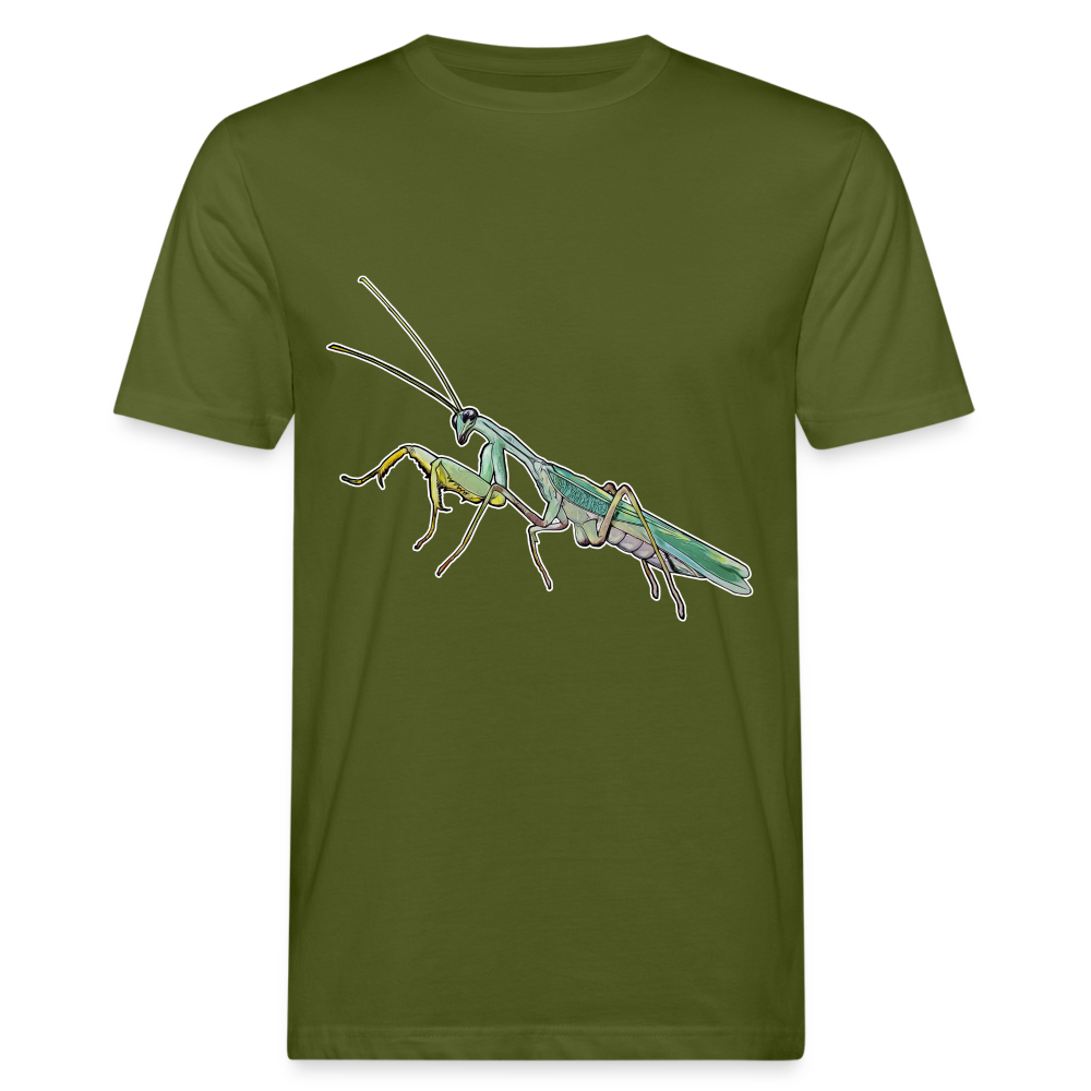 Männer Bio-T-Shirt Sphodromantis lineola male - Moosgrün