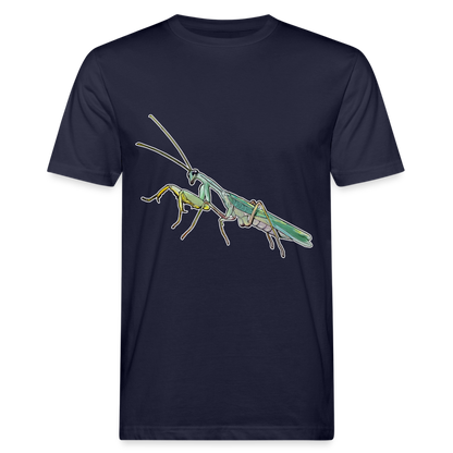 Männer Bio-T-Shirt Sphodromantis lineola male - Navy