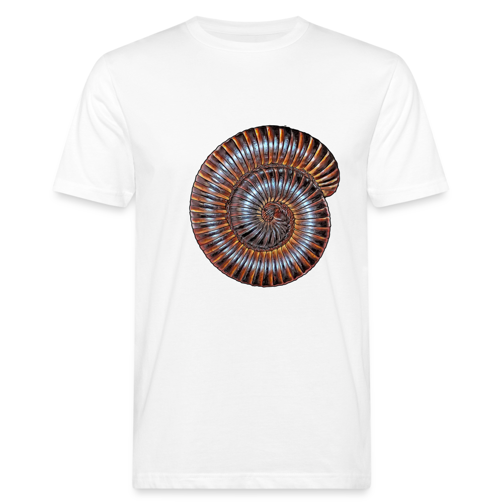 Männer Bio-T-Shirt Archispirostreptus gigas - weiß