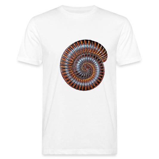 Männer Bio-T-Shirt Archispirostreptus gigas - weiß