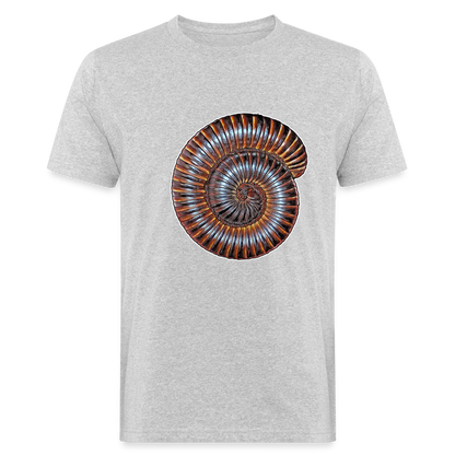 Männer Bio-T-Shirt Archispirostreptus gigas - Grau meliert