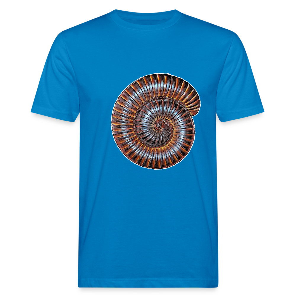 Männer Bio-T-Shirt Archispirostreptus gigas - Pfauenblau