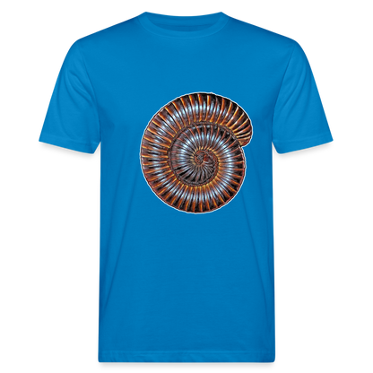 Männer Bio-T-Shirt Archispirostreptus gigas - Pfauenblau