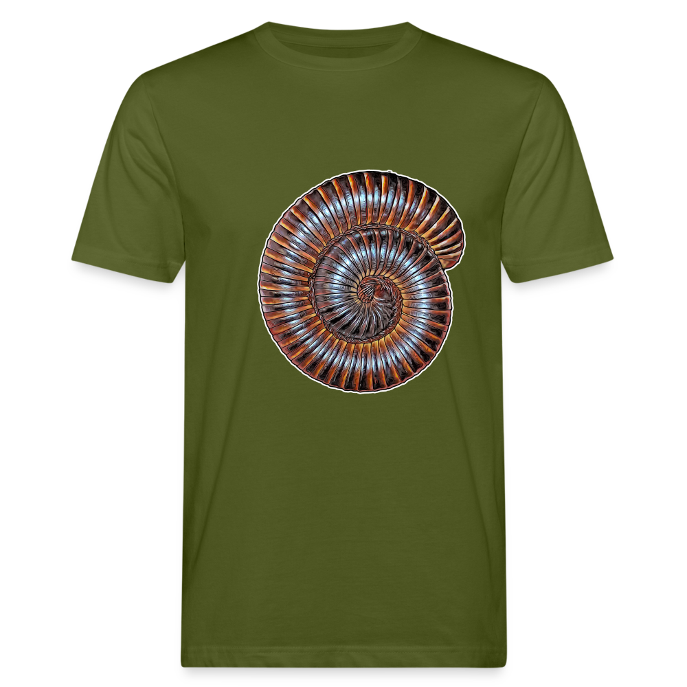 Männer Bio-T-Shirt Archispirostreptus gigas - Moosgrün