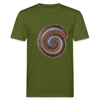 Männer Bio-T-Shirt Archispirostreptus gigas - Moosgrün