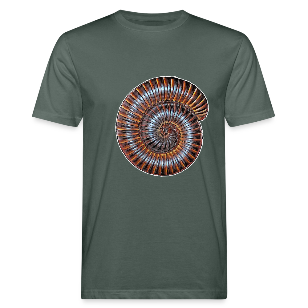 Männer Bio-T-Shirt Archispirostreptus gigas - Graugrün