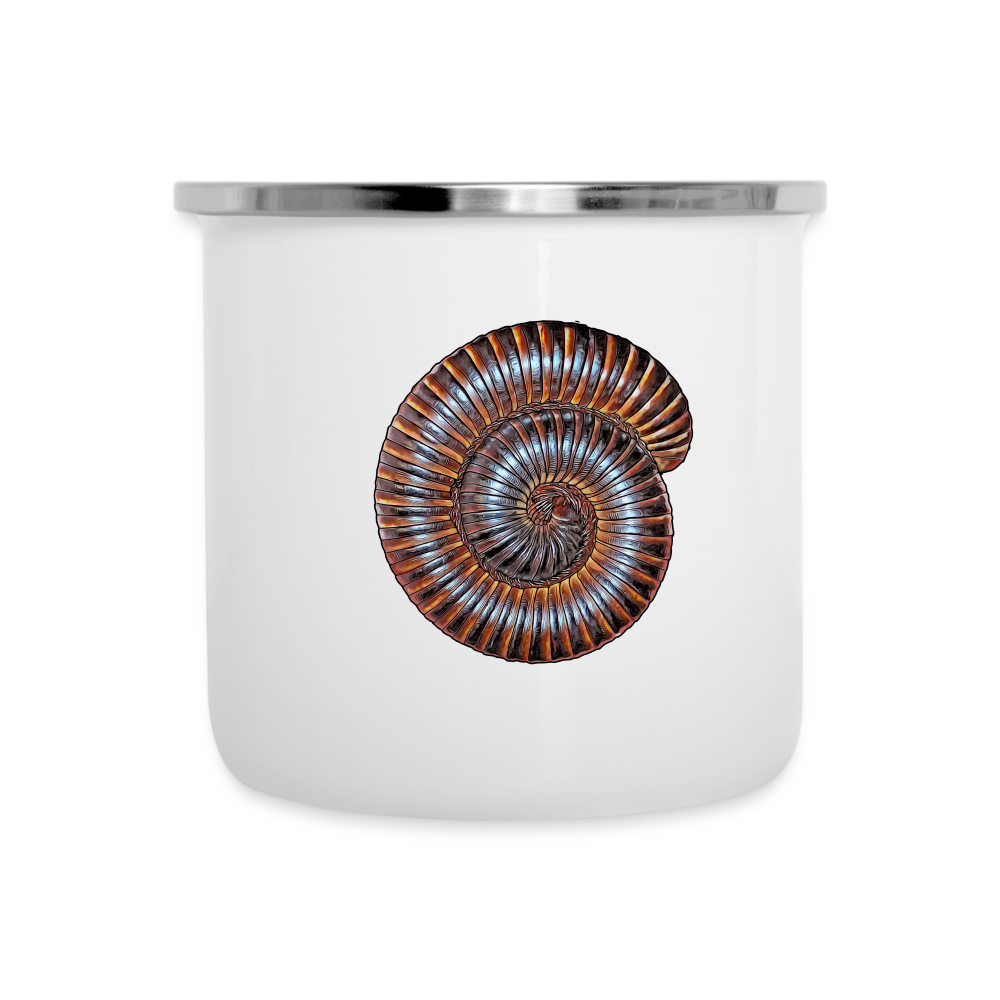 Emaille-Tasse Archispirostreptus gigas - weiß