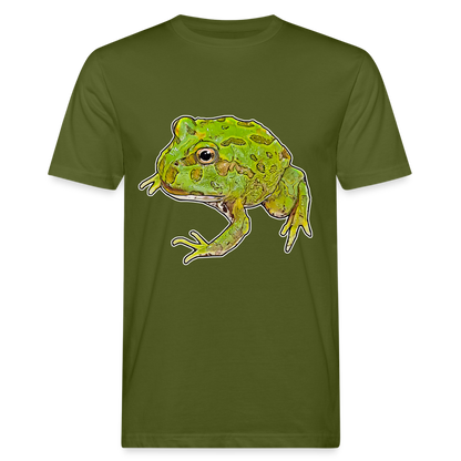 Männer Bio-T-Shirt Ceratophrys cranwelli Peppermint Blue - Moosgrün
