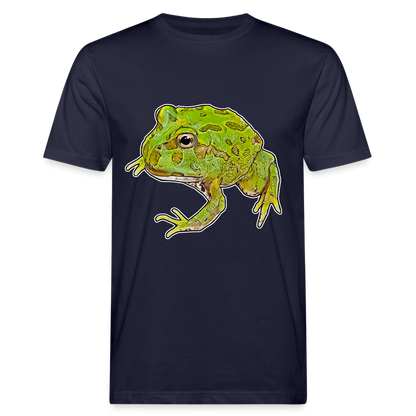 Männer Bio-T-Shirt Ceratophrys cranwelli Peppermint Blue - Navy