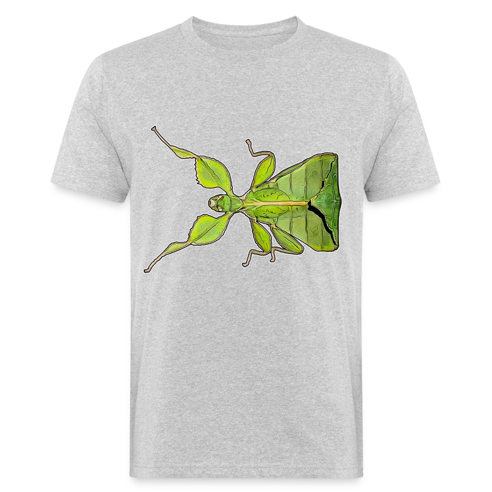 Männer Bio-T-Shirt Phyllium philippinicum female - Grau meliert
