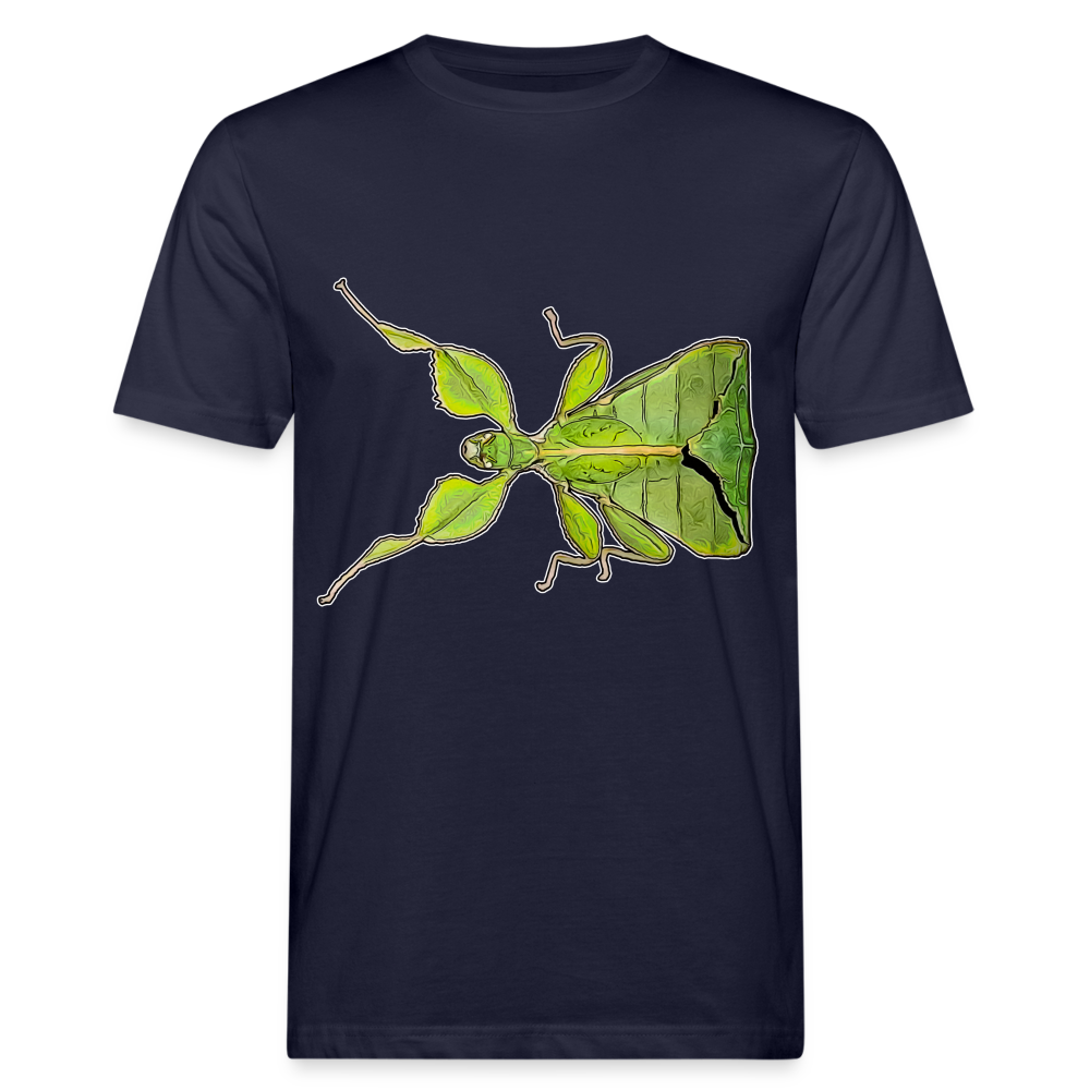 Männer Bio-T-Shirt Phyllium philippinicum female - Navy