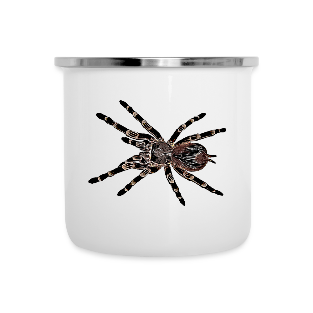 Emaille-Tasse Acanthoscurria geniculata - weiß