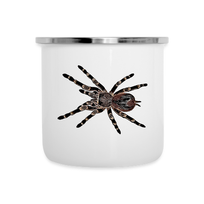 Emaille-Tasse Acanthoscurria geniculata - weiß