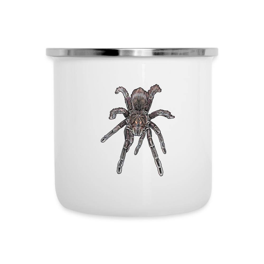 Emaille-Tasse Pamphobeteus sp Machala juvenile - weiß