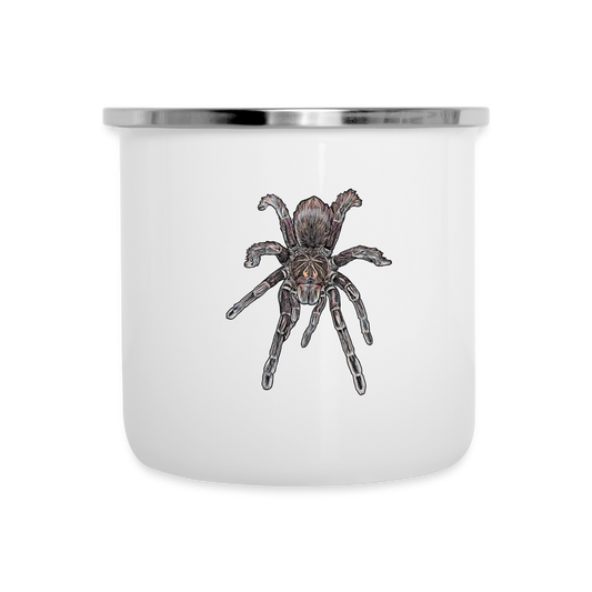 Emaille-Tasse Pamphobeteus sp Machala juvenile - weiß