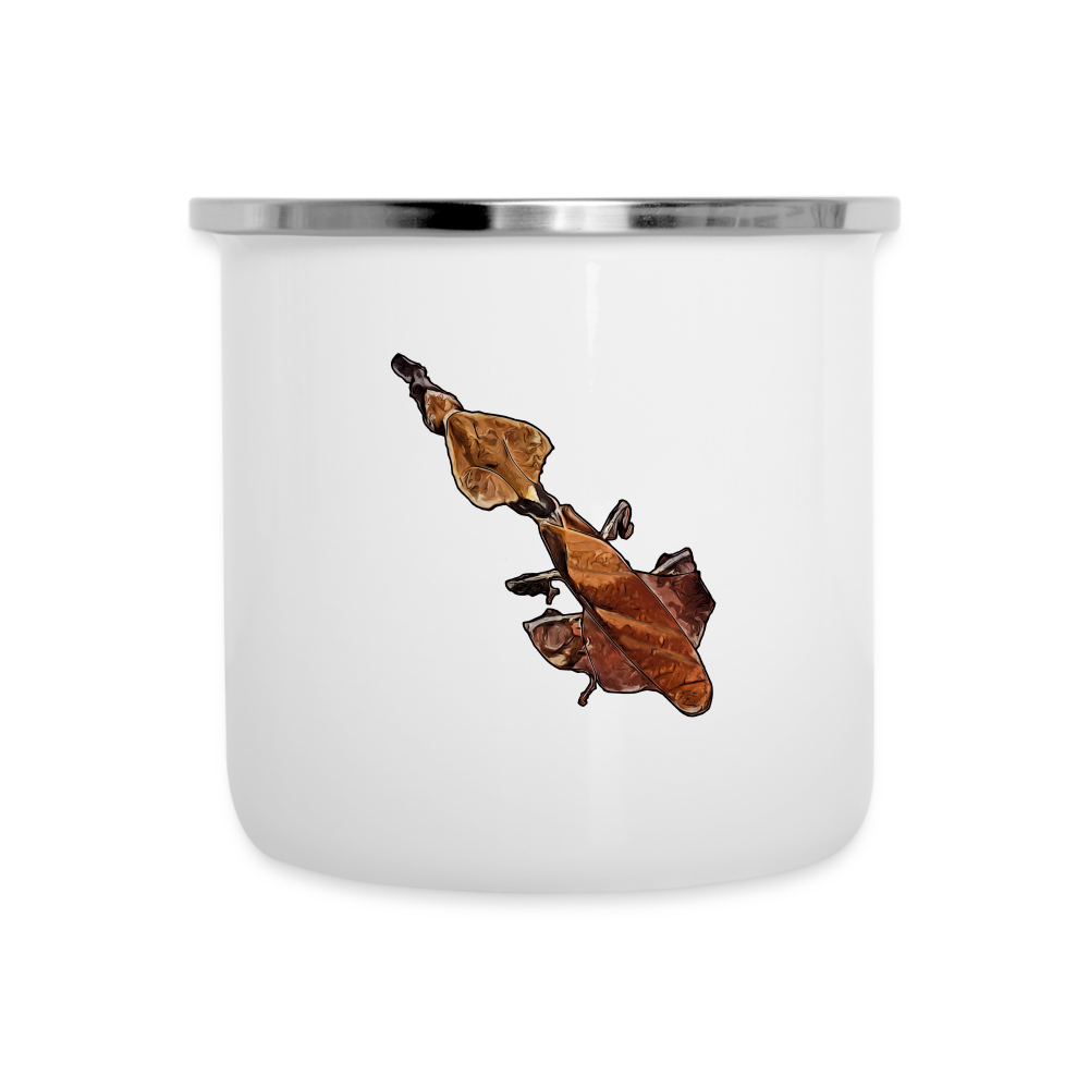 Emaille-Tasse Phyllocrania paradoxa female - weiß