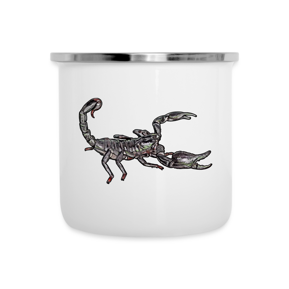 Emaille-Tasse Heterometrus silenus - weiß