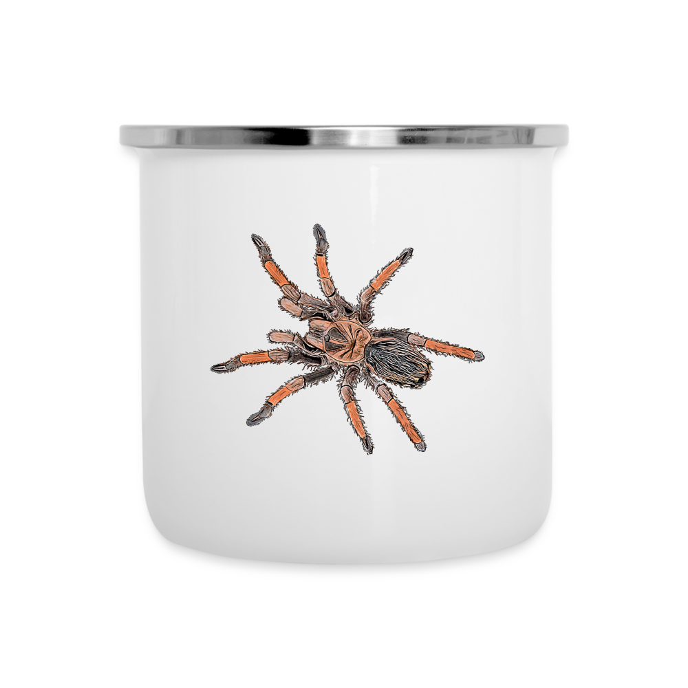 Emaille-Tasse Brachypelma emilia - weiß