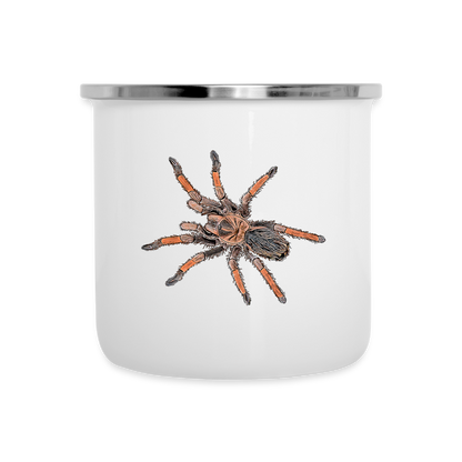 Emaille-Tasse Brachypelma emilia - weiß
