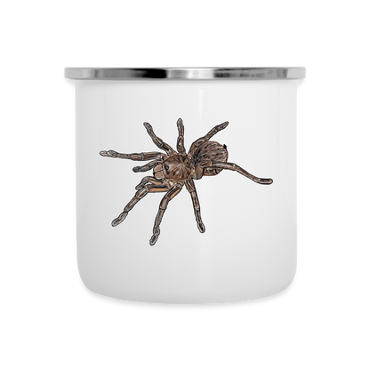 Emaille-Tasse Theraphosa stirmi juvenile - weiß
