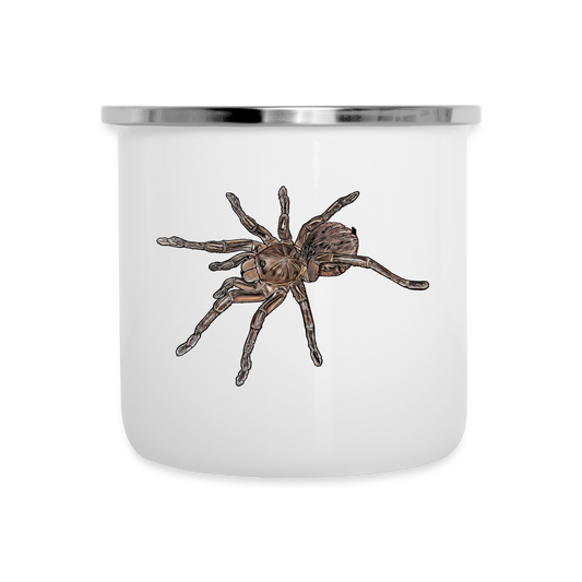 Emaille-Tasse Theraphosa stirmi juvenile - weiß